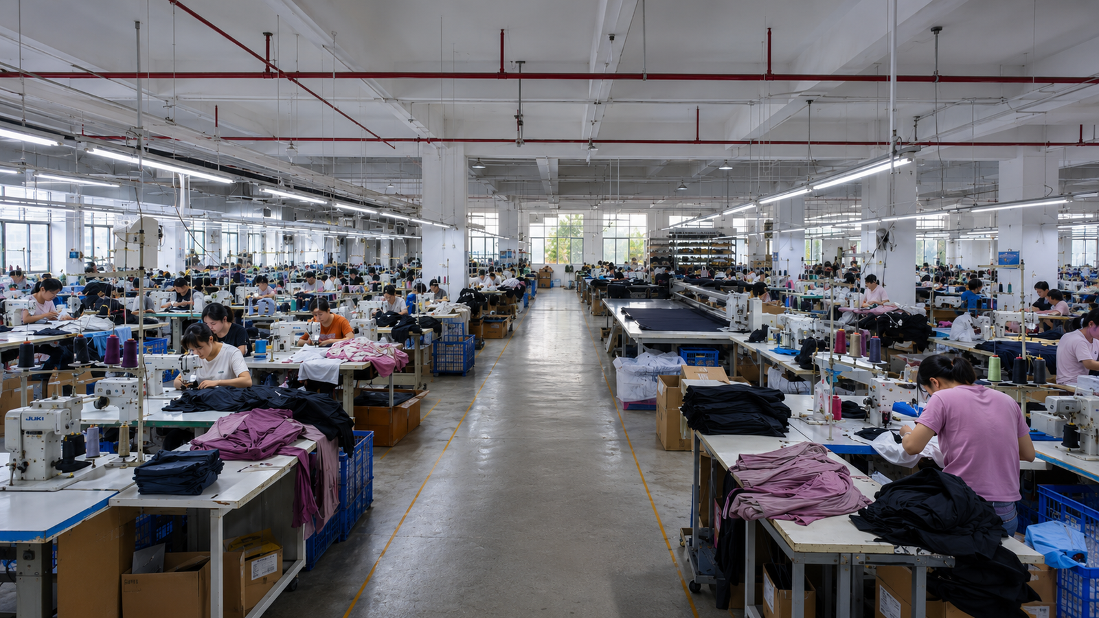 Norvela Fit yoga wear factory workshop for B2B inquiry