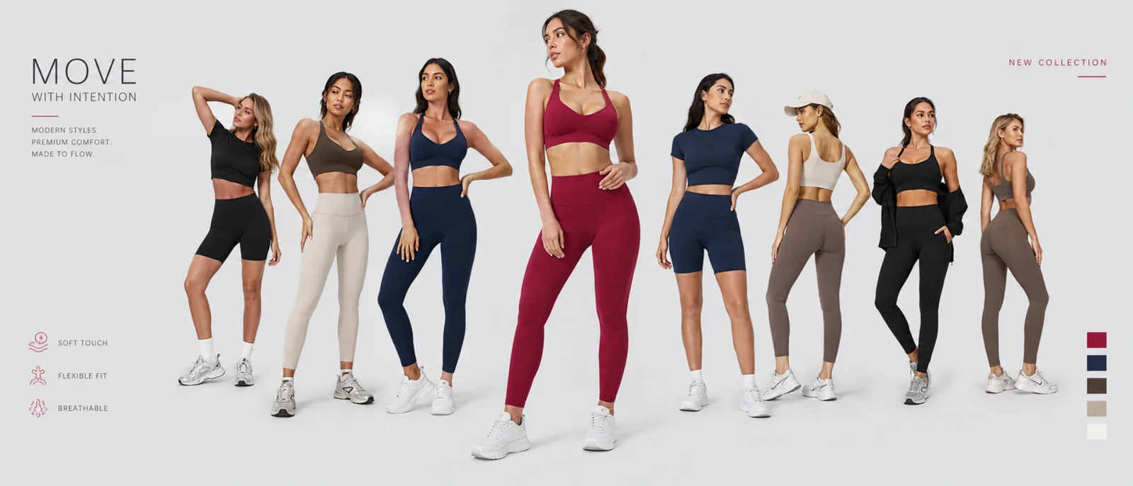 Yoga leggings wholesale category from Norvela Fit