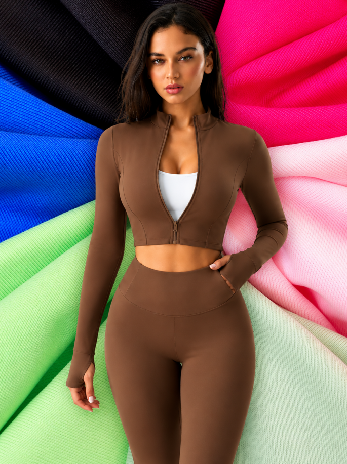 Activewear samples and project preparation references